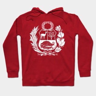 Peru - coat of arms - Escudo Peruano - grunge Hoodie